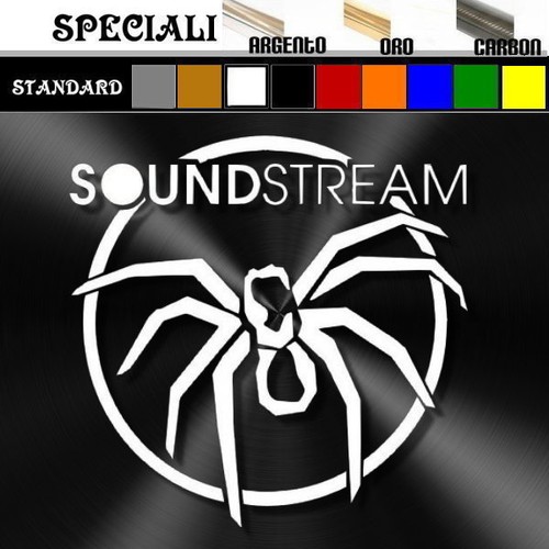 Adesivo sticker soundstream - adesivo,