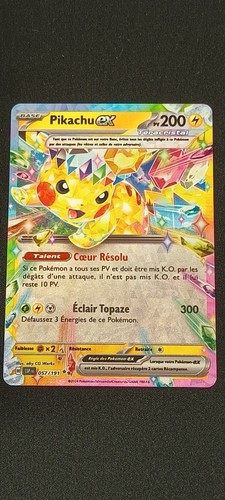 Pikachu 057 191 carte - pikachu, ex