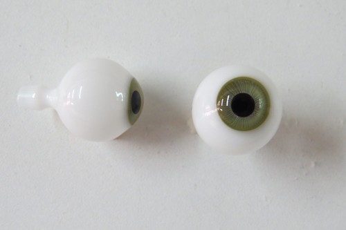 Yeux poupée ancienne vert - ancienne,