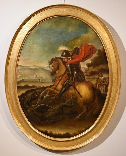 Grand tableau ancien - tableau,