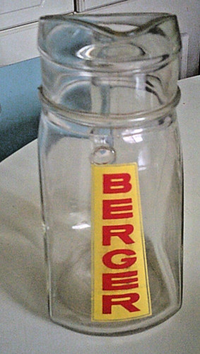 Pichet berger verre vintage - berger,