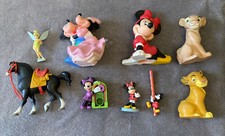 Lot Figurines Le Roi Lion Fée Tirelire Disney Minnie Bouteille De Shampooing