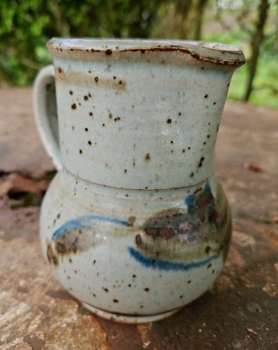 Pichet grès poterie - de, blanot