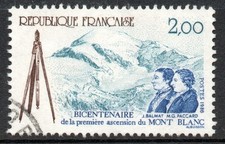 STAMP / TIMBRE FRANCE OBLITERE N° 2422 MONT BLANC ASCENSION