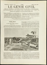 1892 - Atelier de fabrication de tuyaux en sidéro-ciment - Génie civil