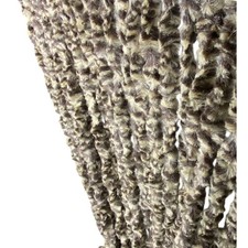 Rideau en chenille bicolore