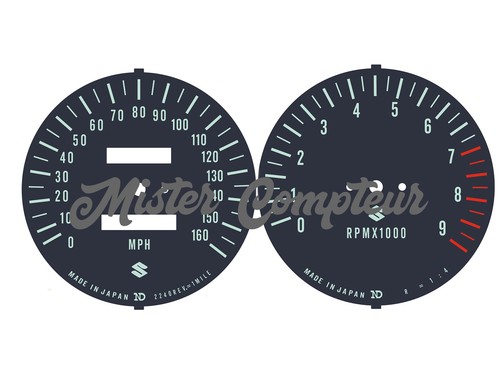 Paire fonds compteur - compteur,