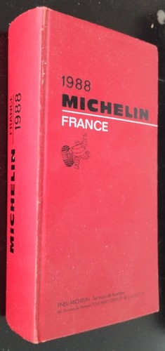 1988 guide michelin france - 1988-, france-