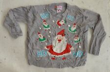 Merry Christmas party jumper pull de Noël fêtes L