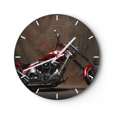Horloge murale en verre