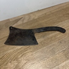 Ancienne Hache de Boucher Feuille De Boucher Outil de Métier Ancien Décoratif