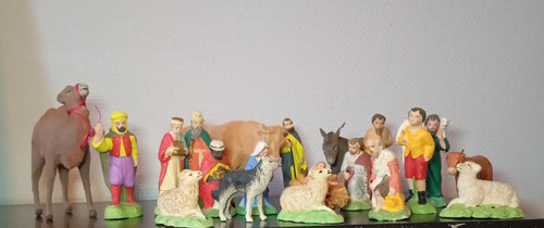 Anciens santons devineau - santons,
