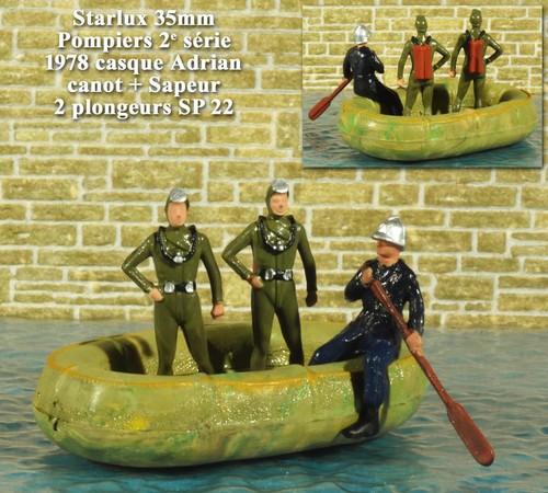 Starlux 35mm pompiers - pompiers, 2e