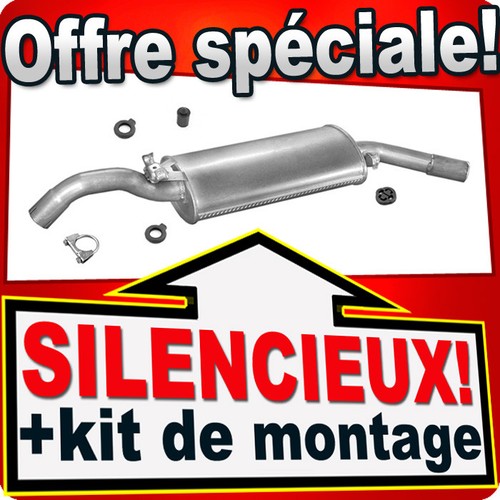 Silencieux arriere pour - arriere, vw