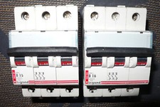 DISJONCTEUR TRIPHASE 16A COURBE B, LEGRAND 16AMPERES Pouv.Coup.6KA