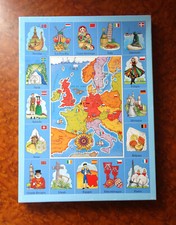 vintage puzzle géographique l'Europe  MB  280 pièces complet neuf