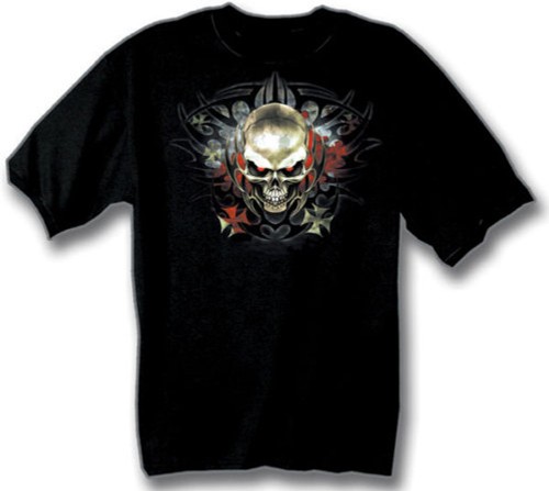 Shirt tribal skull pour - tribal,