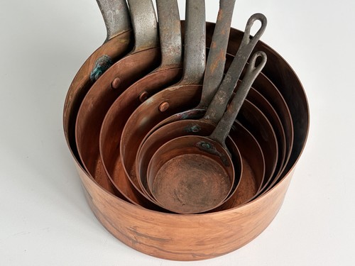 Batterie casserole cuivre - 7,