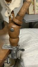 Ancien Étau Bois Pour Porte Chapeau Marotte