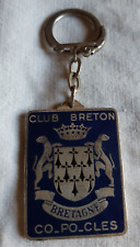 ANCIEN PORTE CLE EMAILLE  ......   CLUB BRETON BRETAGNE COPOCLES  ......