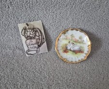 Assiette décorative miniature