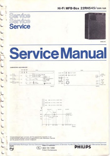 Service manuel instructions - manuel, d'instructions