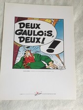 Sérigraphie Astérix le fils d'Astérix Uderzo Et Cetera Tache d'encre