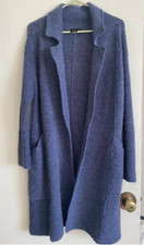 ASOS Felted Knit Jacket - Blue