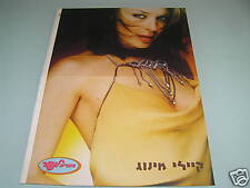 Kylie Minogue/Charmed - ISRAELI 1990s MAGAZINE POSTER