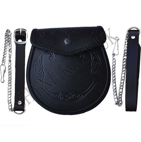 Norman sporran cuir - sporran,