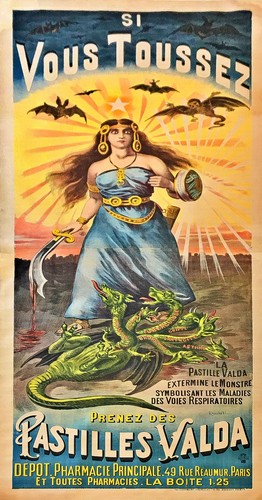 Affiche ancienne originale - ancienne,