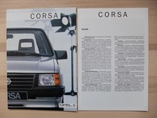 Opel Corsa A brochure from