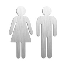 Plaque toilettes dames - wc,