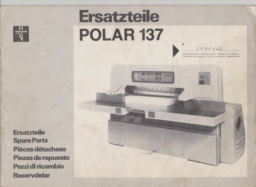 Massicot polar 137 -  massicot, 137 manuel
