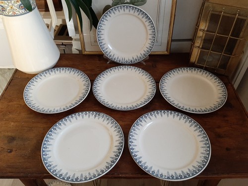 Assiettes plates - 6,