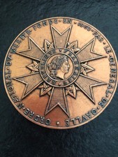 MÉDAILLE 90 mm cuivre ORDRE
