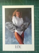 uq24 Publicité cartonnée  circa 1980 29x21cm LINGERIE FEMME LOU Eglantine