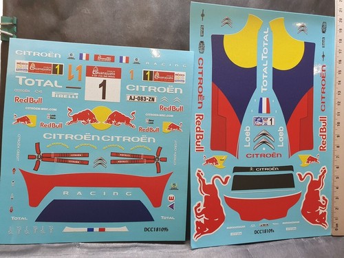 Decals citroën wrc - 1/18,