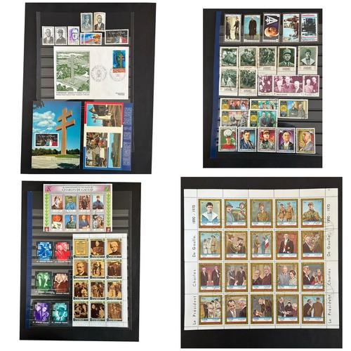 Timbres général gaulle - timbres,