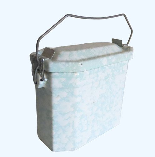 Boite tole emaillee cantine - en,