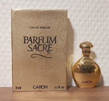 Eau de Parfum Parfum Sacré de Caron 3 ml. Boîte. Plein. Bon état
