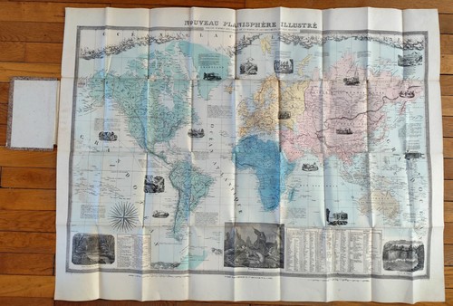 Carte universelle monde - du,