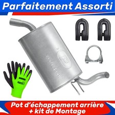 Pot d’échappement arrière