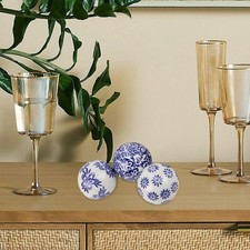 3 Pièces Boule de Porcelaine  en Céramique Style Rétro Décor d'Aquarium