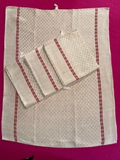 4 torchons vintage mais neufs