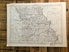 Carte Ancienne Colorée -