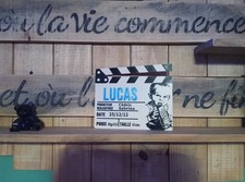 Clap cinéma personnalisé –