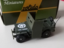 Jeep Willys blindée + boite (Militaire Solido) 1/50