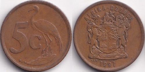 Cents 1997 afrique - 5,