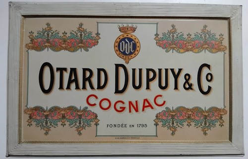 Ancienne grande tole cognac - grande,